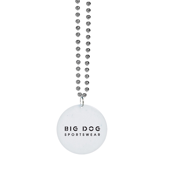 Customize these medallion beaded necklaces with your logo for a refreshing... from ASI 52710 Lincoln Line