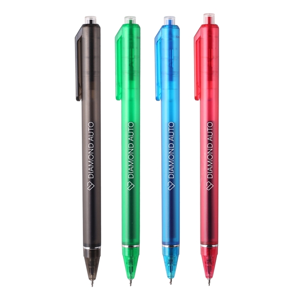 The Flowriter has a jumbo and matte translucent barrel with a... from ASI 61966 HPG / Hub Pen