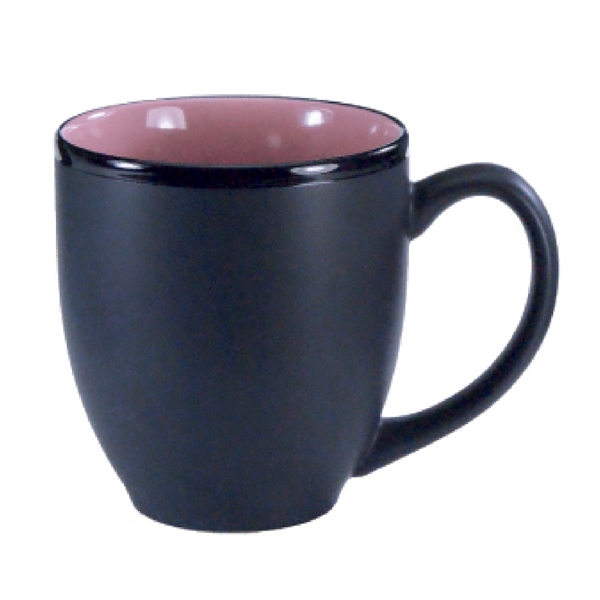 16 Oz. two-tone ceramic bistro cup with black matte finish.... from ASI 74245 Nordic Co Inc / Nordic Nordic Promos