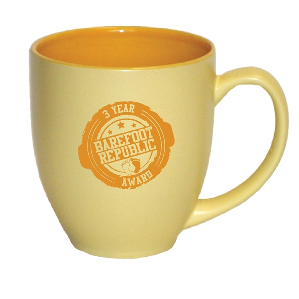 16 Oz. Sorbet Bistro matte finish ceramic mug.... from ASI 74245 Nordic Co Inc / Nordic Nordic Promos