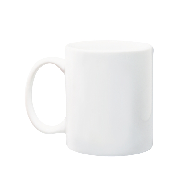 Classic C-handle white ceramic mug holds 11 oz. of your favorite... from ASI 79840 The Proinnovative Line / Proinnovative Line