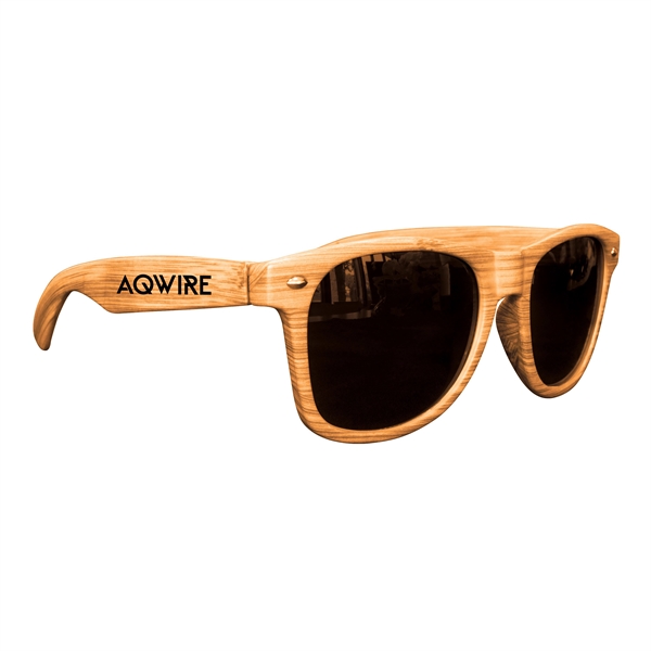 Wood grain sunglasses; offers 100% UVA and UVB protection.... from ASI 52710 Lincoln Line