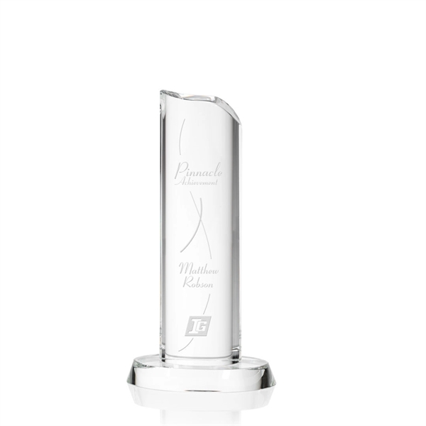 Tall optical clear crystal tower award.... from ASI 84592 St Regis Group / St Regis