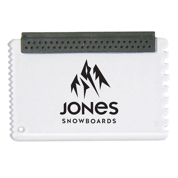 Business card sized ice scraper.... from ASI 52710 Lincoln Line