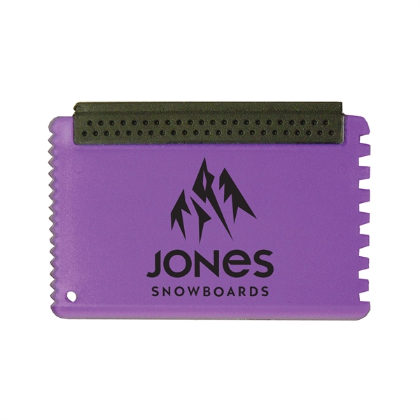 Business card sized ice scraper.... from ASI 52710 Lincoln Line