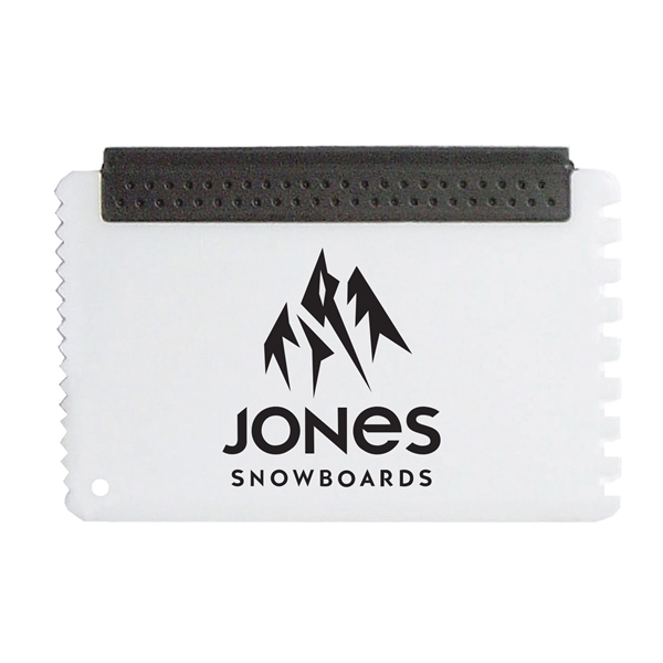 Business card sized ice scraper.... from ASI 52710 Lincoln Line