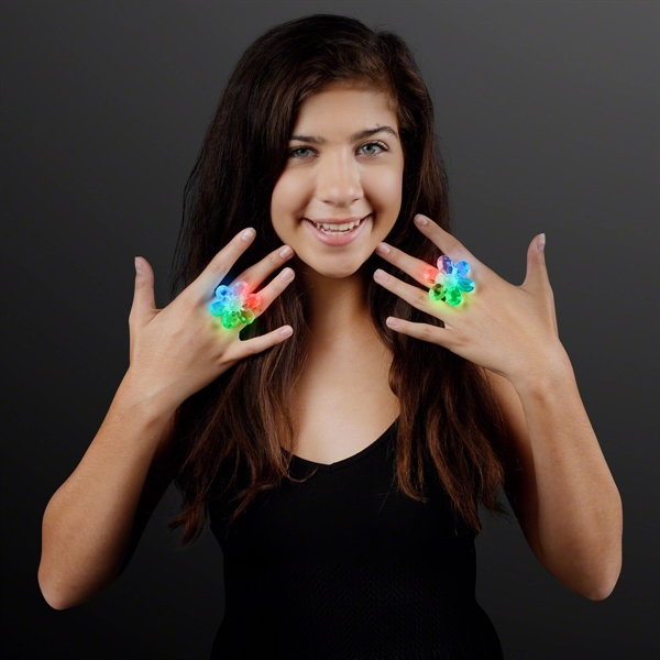 Stock acrylic flower ring. Blank.... from ASI 34194 ALightPromos / Alight Promotional Products