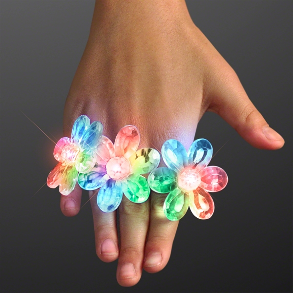 Stock acrylic flower ring. Blank.... from ASI 34194 ALightPromos / Alight Promotional Products