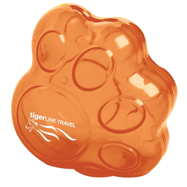 Paw shaped bank with money slot on the top and twist... from ASI 52840 Evans Manufacturing