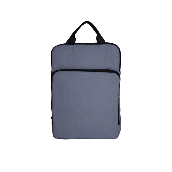 Laptop case featuring an RPET material that is made from 6... from ASI 76730 Peerless Umbrella Co Inc / Threads By Peerless