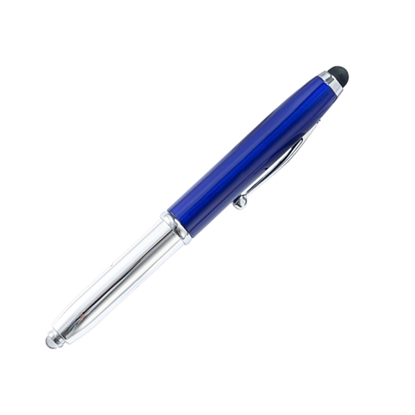 3-in-1 Multi-Tasker Stylus Pen plus 1C1P silkscreen imprint or laser engraving... from ASI 37218 Athena Promo (tm)