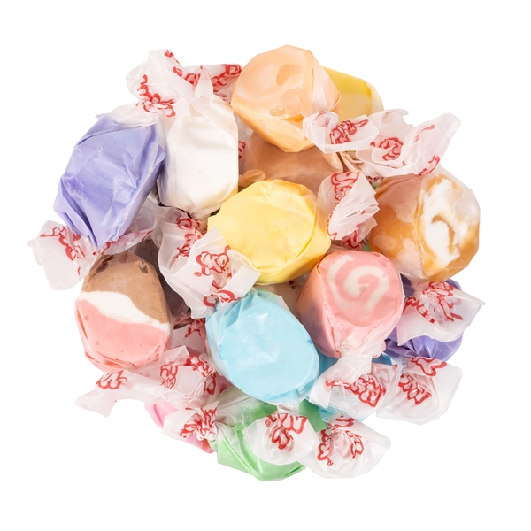 5oz of salt water taffy in a unique twist gift box.... from ASI 44900 NC Custom (CI/Lanco)