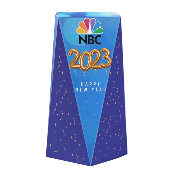 Twist Box with Twist Wrapped Chocolate Truffles... from ASI 44900 NC Custom (CI/Lanco) / Chocolate Inn