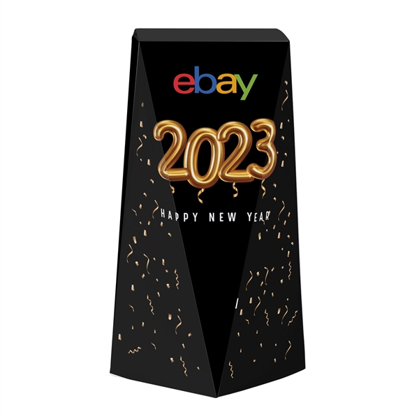 Twist Box with Twist Wrapped Chocolate Truffles... from ASI 44900 NC Custom (CI/Lanco) / Chocolate Inn