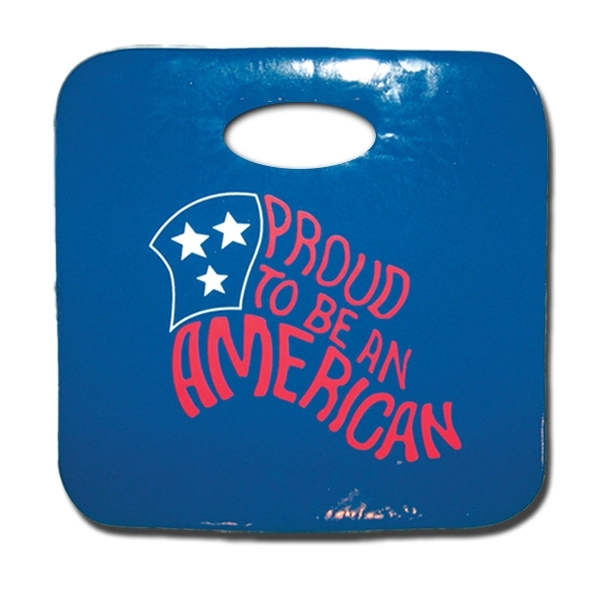 Premier stadium seat cushion made from closed cell foam rubber, square... from ASI 79970 Pro-Sports Foam Products