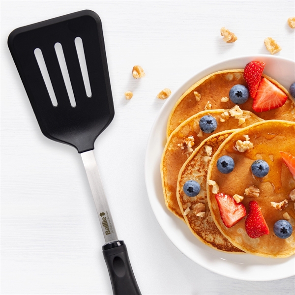 The Slotted Turner design allows juices to escape through the slots... from ASI 35560 American Made Cutlery