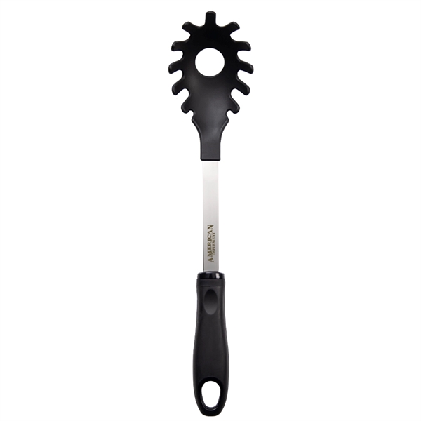 The non-scratch Pasta Server is heat resistant, dishwasher safe, and won't... from ASI 35560 American Made Cutlery