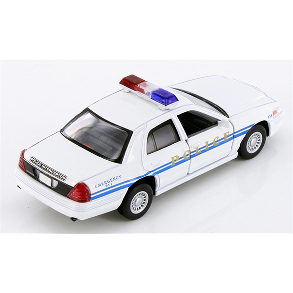 Die cast metal vehicle police car.... from ASI 85620 H M Schmidt Co Inc / Traveling Billboard