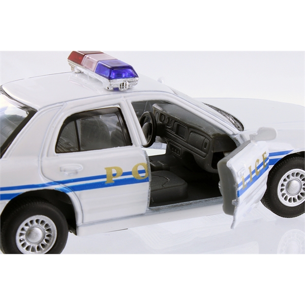 Die cast metal vehicle police car.... from ASI 85620 H M Schmidt Co Inc / Traveling Billboard