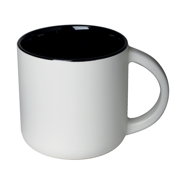 14 Oz. ceramic mug in two-tone with matte finish.... from ASI 74245 Nordic Co Inc / Nordic Nordic Promos