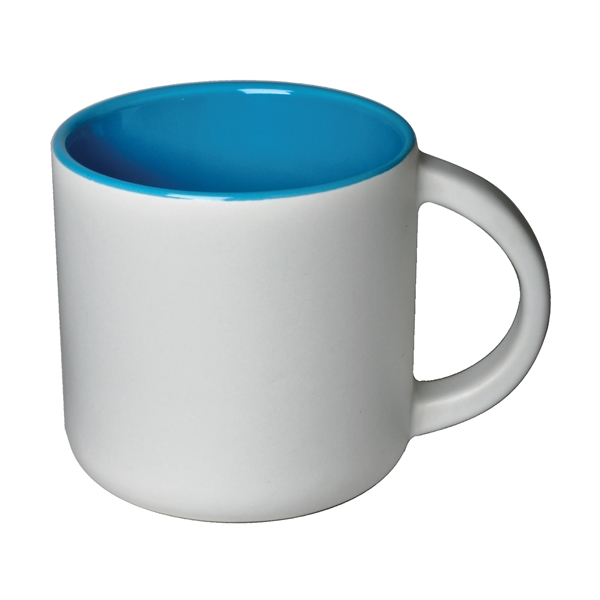 14 Oz. ceramic mug in two-tone with matte finish.... from ASI 74245 Nordic Co Inc / Nordic Nordic Promos