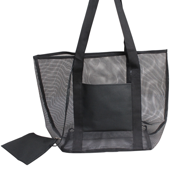 This lightweight large mesh beach tote is perfect for a day... from ASI 79384 Preferred Nation Inc