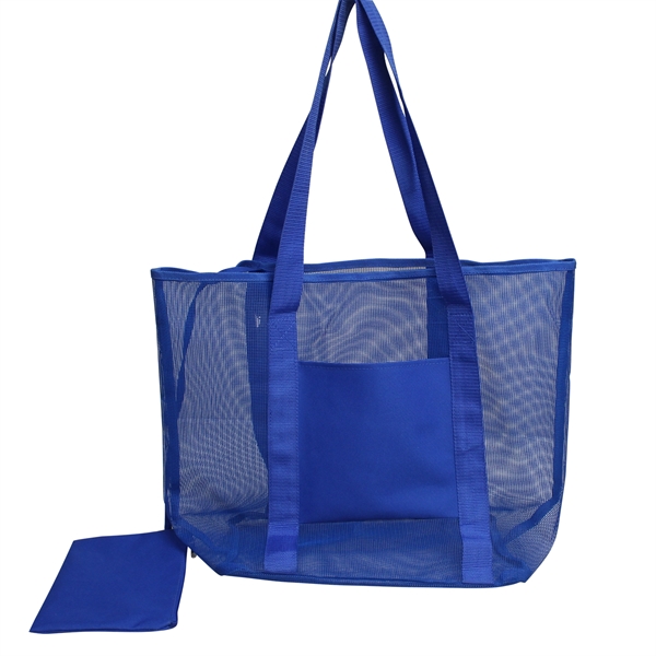 This lightweight large mesh beach tote is perfect for a day... from ASI 79384 Preferred Nation Inc