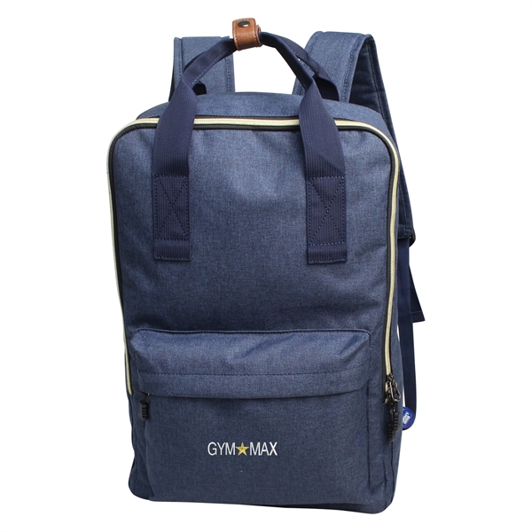 This tote backpack is fashionable and functional. Made of heathered 600D... from ASI 79384 Preferred Nation Inc