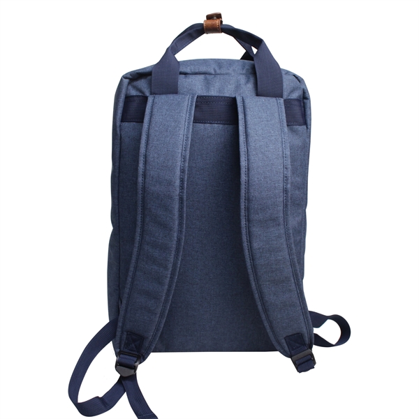This tote backpack is fashionable and functional. Made of heathered 600D... from ASI 79384 Preferred Nation Inc