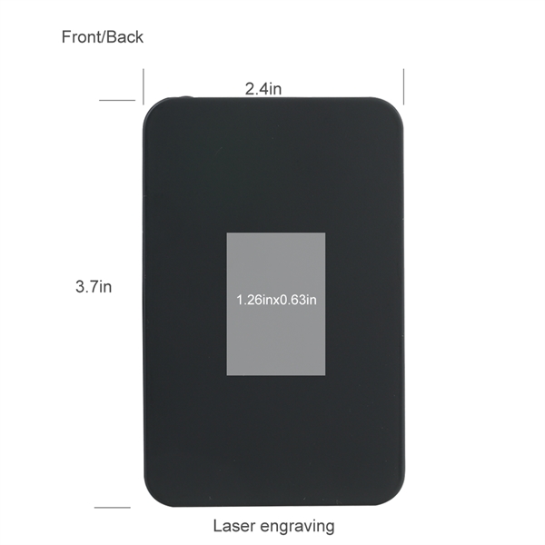 Park Manor Light Up Slim 2500mAh Power Bank has luxury feel... from ASI 90154 Sunjoy Group Inc