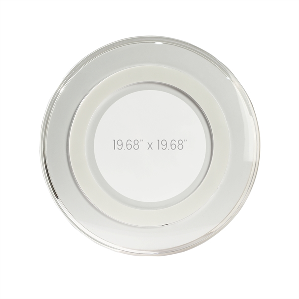 Classic round wireless charger for your next campaign. Add your logo... from ASI 90154 Sunjoy Group Inc