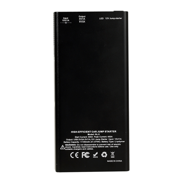 8000mAh combination power bank & car starter with LED flashlight... from ASI 90154 Sunjoy Group Inc