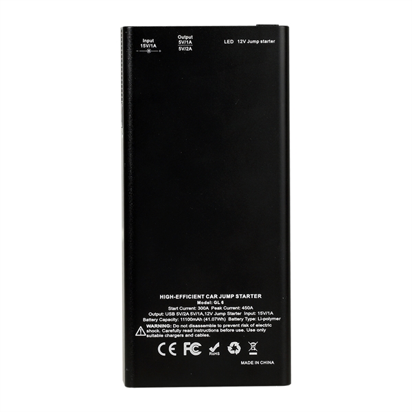 8000mAh combination power bank & car starter with LED flashlight... from ASI 90154 Sunjoy Group Inc