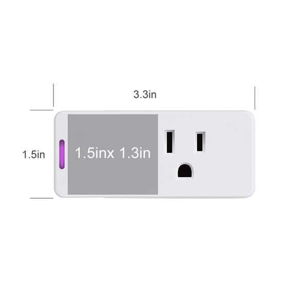 Control power outlets remotely with any mobile device from anywhere in... from ASI 90154 Sunjoy Group Inc
