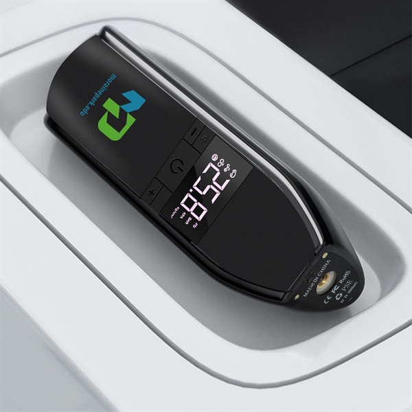 The portable tire inflator has a clear LCD display, high-performance lithium-ion... from ASI 90154 Sunjoy Group Inc