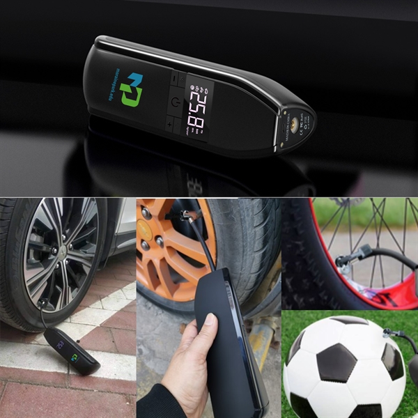 The portable tire inflator has a clear LCD display, high-performance lithium-ion... from ASI 90154 Sunjoy Group Inc