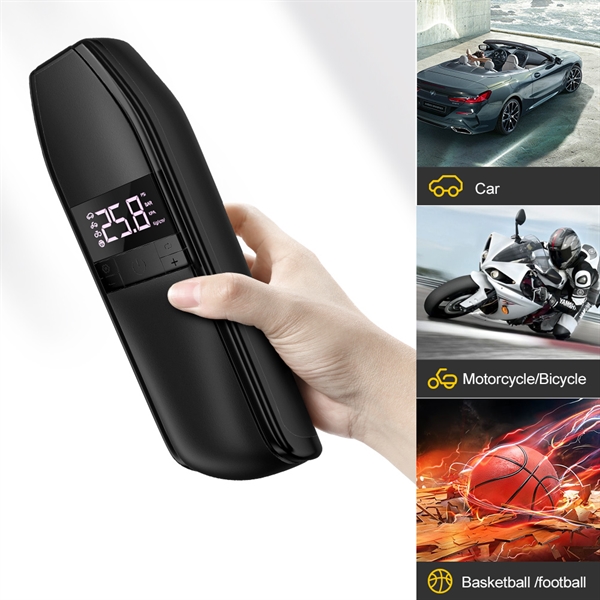 The portable tire inflator has a clear LCD display, high-performance lithium-ion... from ASI 90154 Sunjoy Group Inc