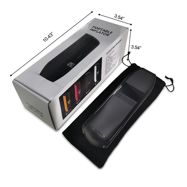 The portable tire inflator has a clear LCD display, high-performance lithium-ion... from ASI 90154 Sunjoy Group Inc