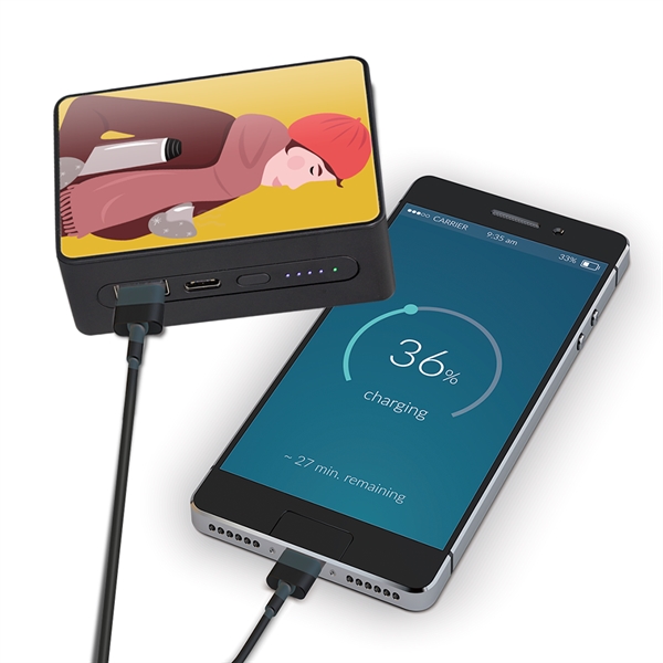 10000mAh Wireless Power Bank has a rechargeable lithium polymer battery (38.5Wh)... from ASI 90154 Sunjoy Group Inc