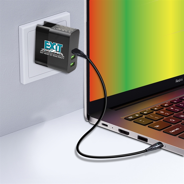The Haas 65W GaN Wall Charger has USB-C Power Delivery port... from ASI 90154 Sunjoy Group Inc