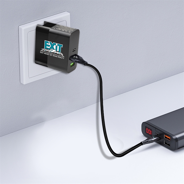 The Haas 65W GaN Wall Charger has USB-C Power Delivery port... from ASI 90154 Sunjoy Group Inc