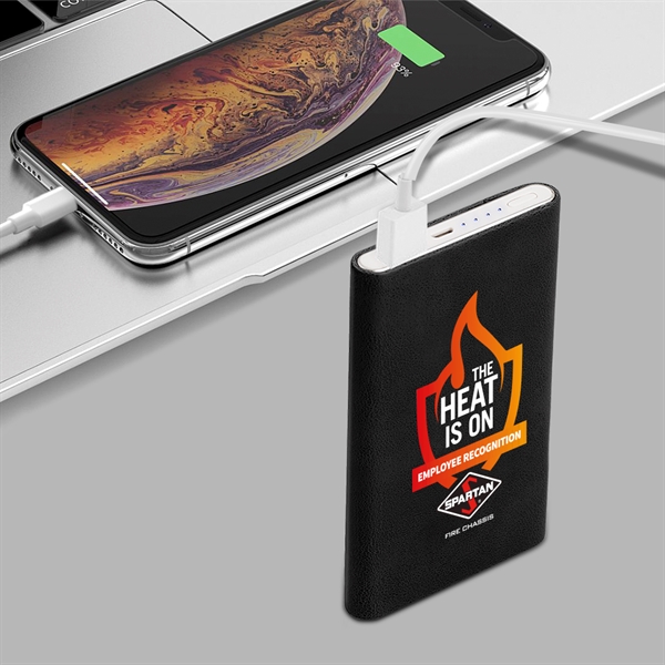 Tanner PU Wrapped Power Bank 4000mAh is a stylish, and slim... from ASI 90154 Sunjoy Group Inc