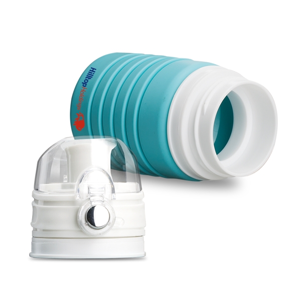 The Pearch 17oz Silicone Collapsible Water Bottle is a great product... from ASI 90154 Sunjoy Group Inc
