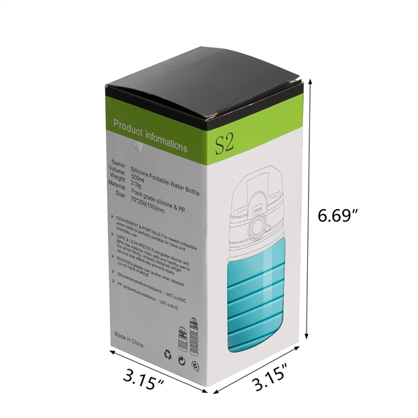 The Pearch 17oz Silicone Collapsible Water Bottle is a great product... from ASI 90154 Sunjoy Group Inc