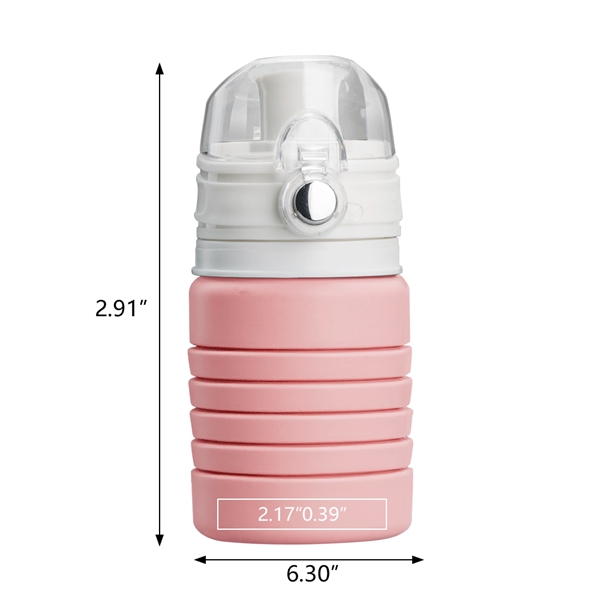 The Pearch 17oz Silicone Collapsible Water Bottle is a great product... from ASI 90154 Sunjoy Group Inc