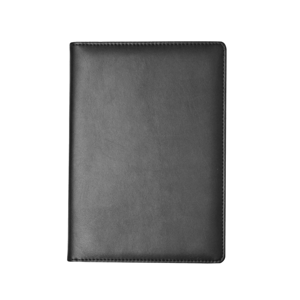 A5 Leatherette Padfolio with Smartphone Sleeve... from ASI 41511 Brainchild USA Inc / BrainChild Gift Club