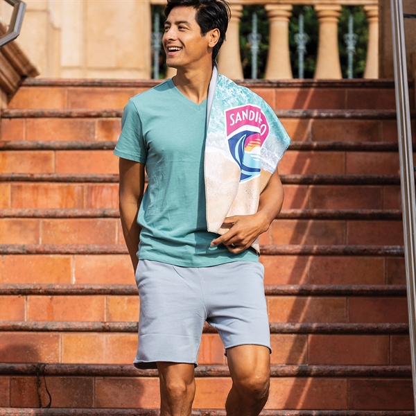 15" x 26" quick dry fitness or golf towel made of... from ASI 90913 Terry Town