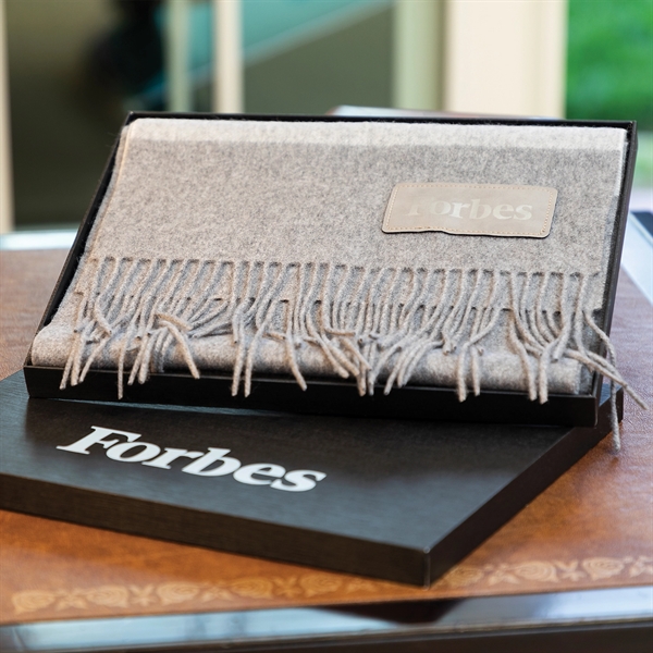 12" x 72" cashmere scarf with 4" fringes is packaged inside... from ASI 90913 Terry Town