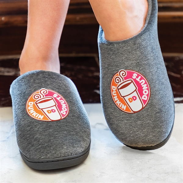100% polyester indoor slippers with TPR textured sole.... from ASI 90913 Terry Town