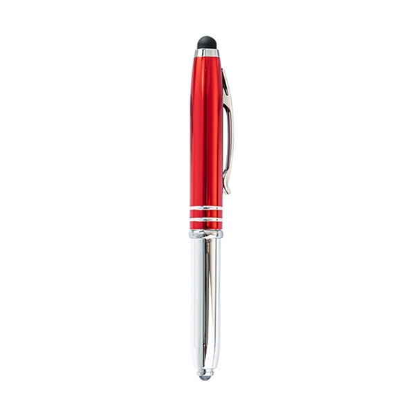Stylus pen with LED light plus 1 color silkscreen imprint or... from ASI 37218 Athena Promo (tm)